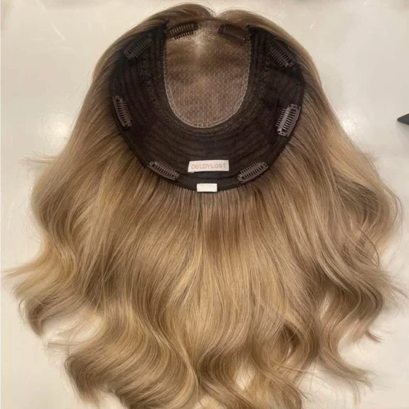 Goldylost “Astra” 14” Human Hair Lace Topper - Picture 5 of 5